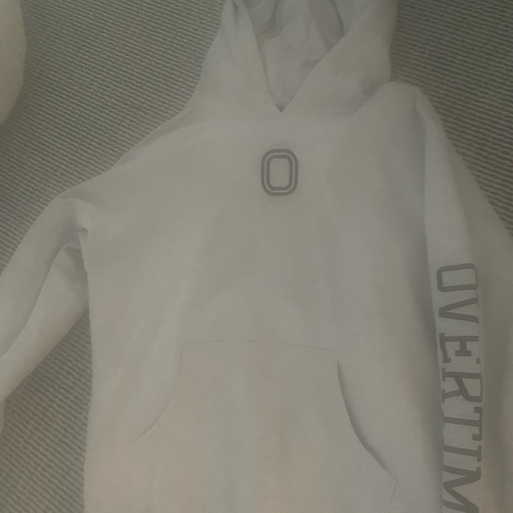 Overtime White Hoodie